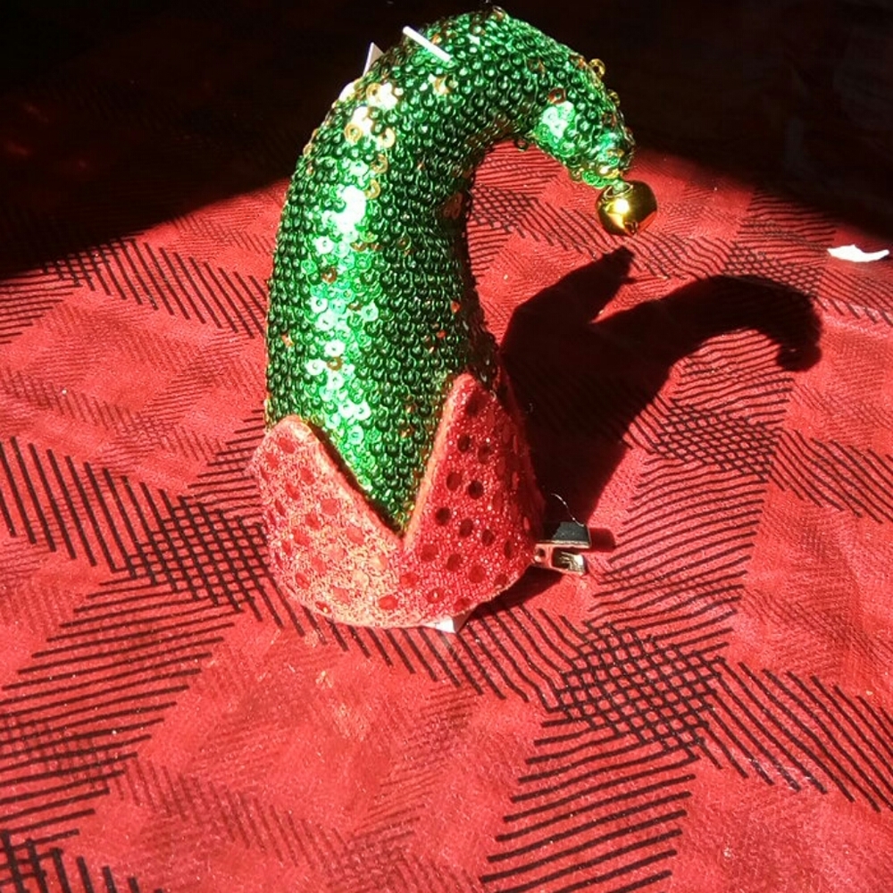 Elf Xmas hair clip